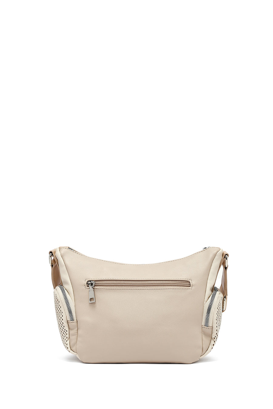 Women's Beige Long Strap Crossbody Bag