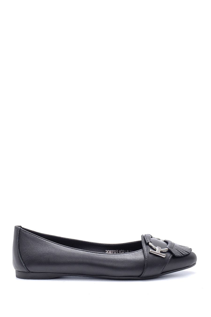 Women's Leather Ballerinas 20WFD110218 | Derimod