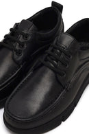 Men's Black Lace-Up Leather Casual Shoes | Derimod