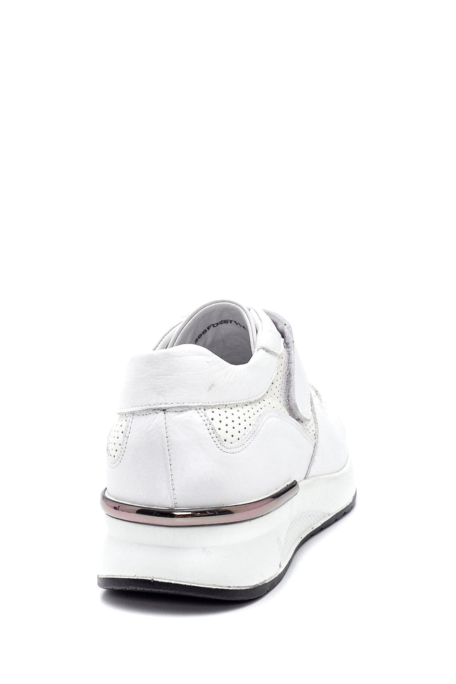 Women's White Leather Comfort Shoes
