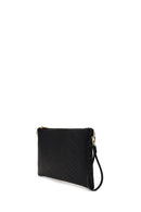 Woman Black Long Chain Strap Quilted Clutch Bag | Derimod