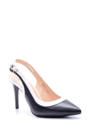 Women's Double Strap Heeled Shoes | Derimod