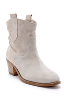 Women's Suede Leather Boots | Derimod