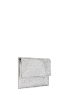 Woman Silver Chain-Strap Embellished Evening Bag | Derimod