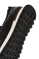 Men's Black Lace-up Leather Sneaker | Derimod