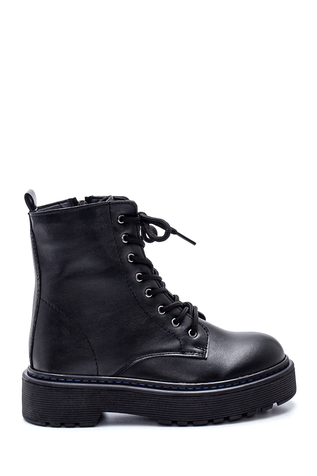 Women's Thick Soled Zippered Boots 21WFE190018 | Derimod