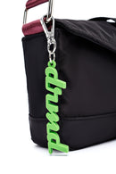 Women's Black Long Strap Mini Fabric Crossbody Bag | Derimod