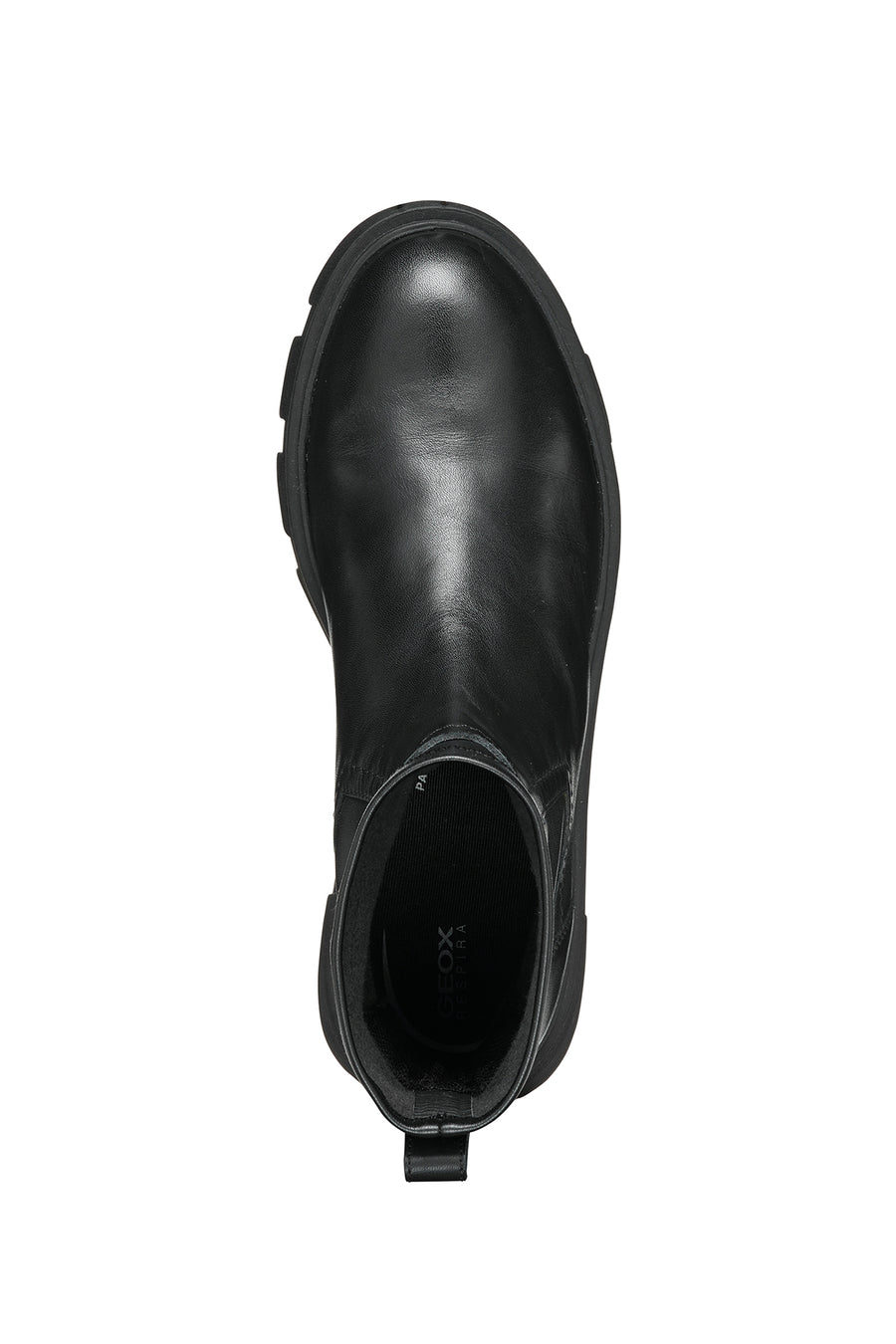 Geox Women's Black Vilde Leather Chelsea Boots