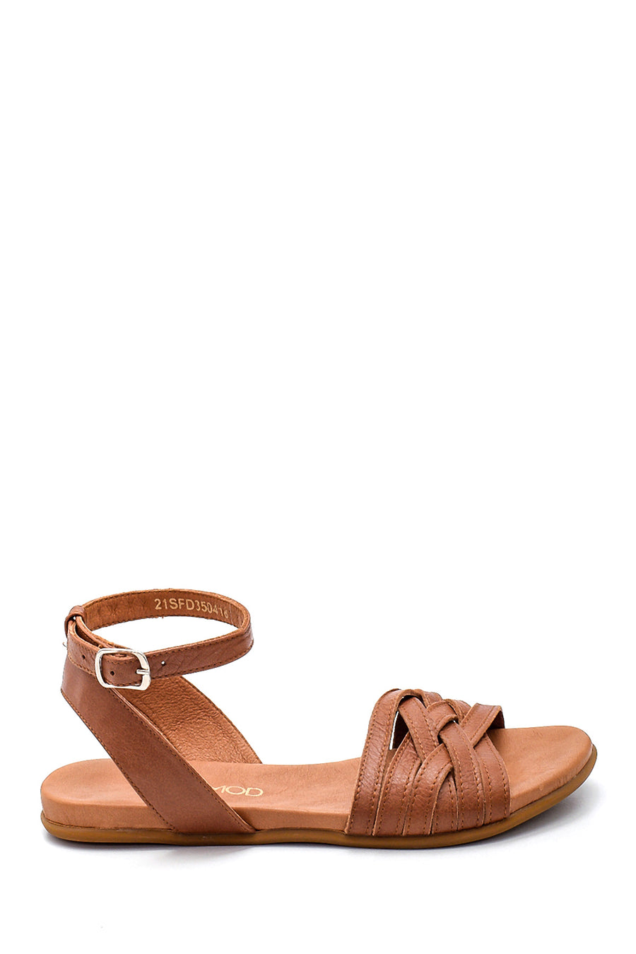 Women's Casual Leather Sandals 21SFD350518 | Derimod