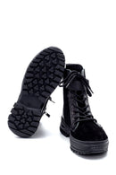 Women's Suede Leather Thick Soled Boots | Derimod