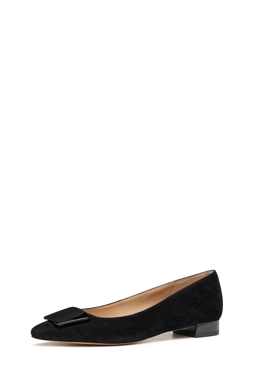 Geox Women Black D Gıselda15 Patent Leather Classic Ballet Flat