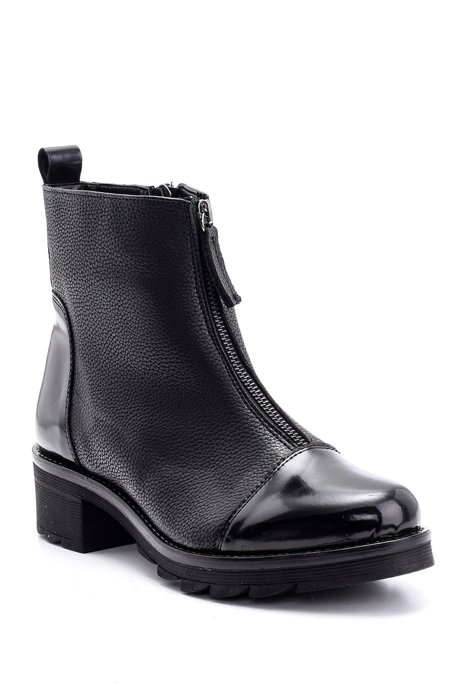 Women's Zipper Detailed Boots
