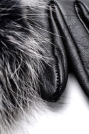 Women's Leather Fur Gloves | Derimod