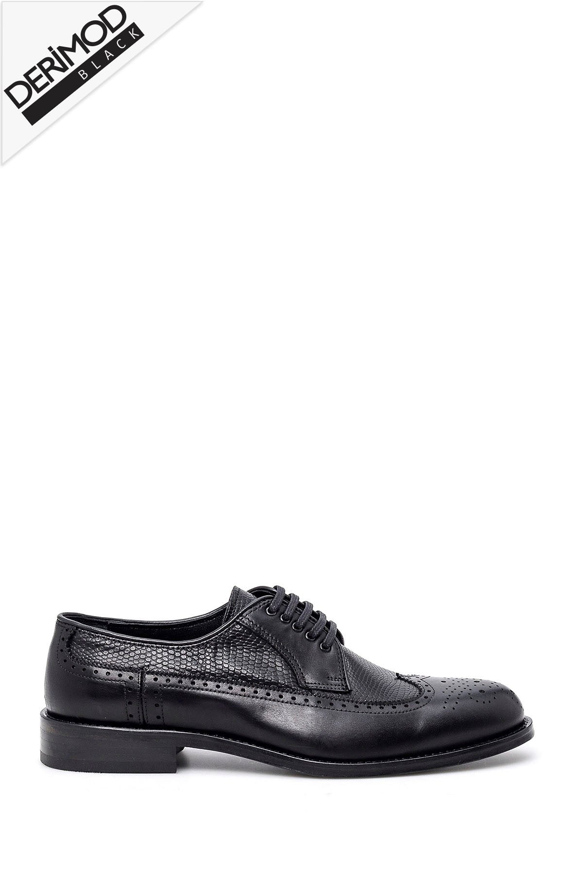 Men's Crocodile Detailed Classic Shoes 19SFD322714 | Derimod
