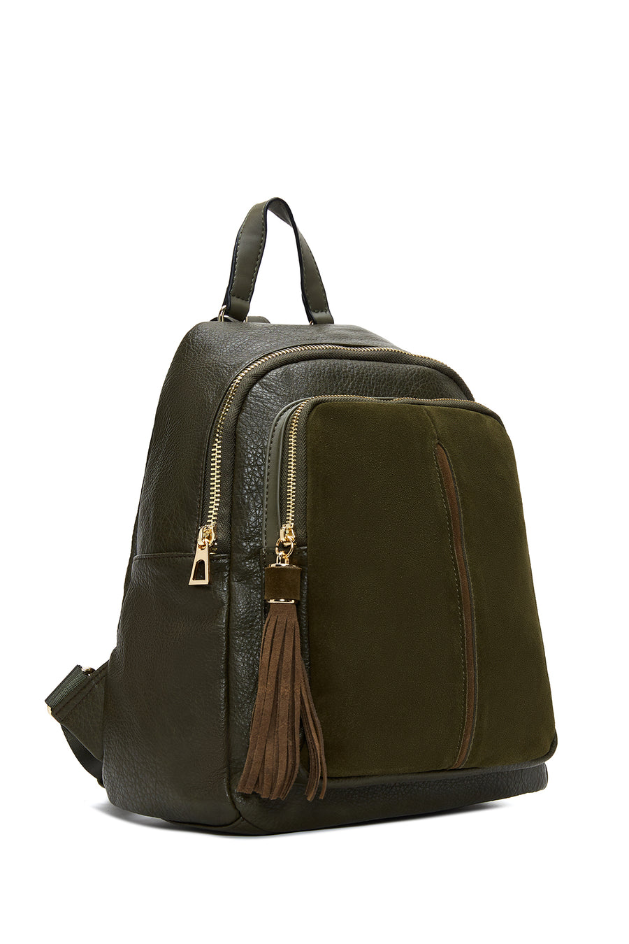 Woman Khaki Casual Backpack