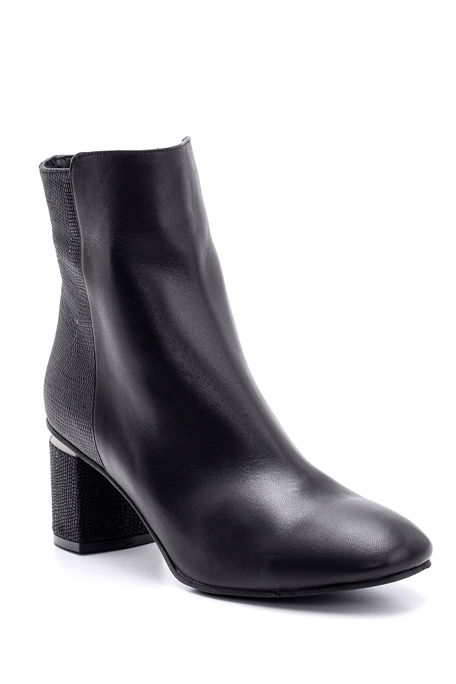 Women's Heeled Leather Boots