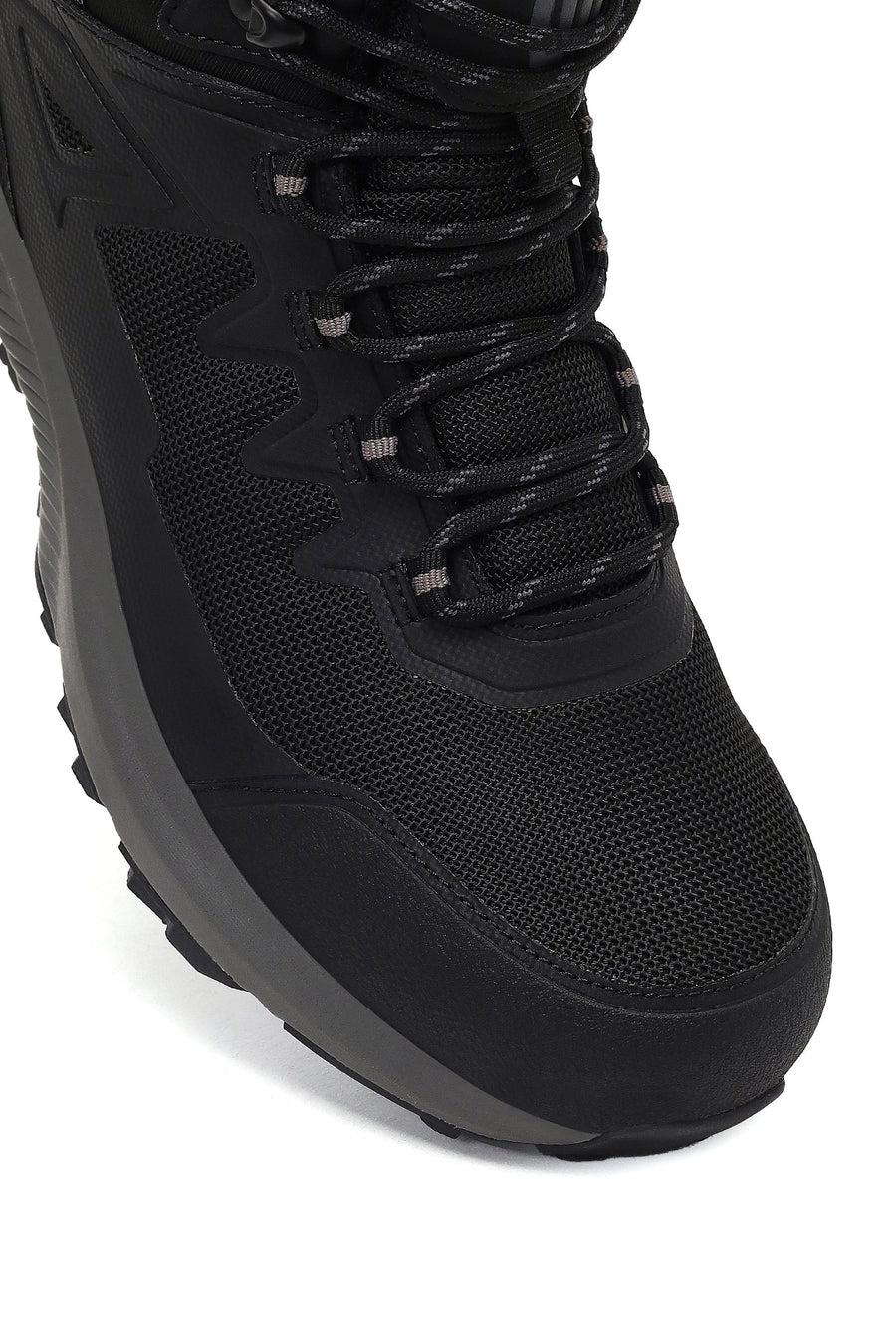 Derimod Dry Male Black Lace-Up Thick-Soled Outdoor Boots