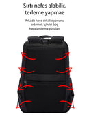 D-Pack Unisex Siyah Teknolojik Kumaş Hardcase Sırt Çantası | Derimod