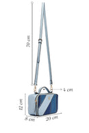Women's Navy Blue Long Strap Classic Crossbody Bag | Derimod