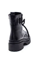 Women's Zippered Leather Boots | Derimod