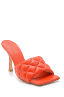Women's Leather Heeled Slippers | Derimod