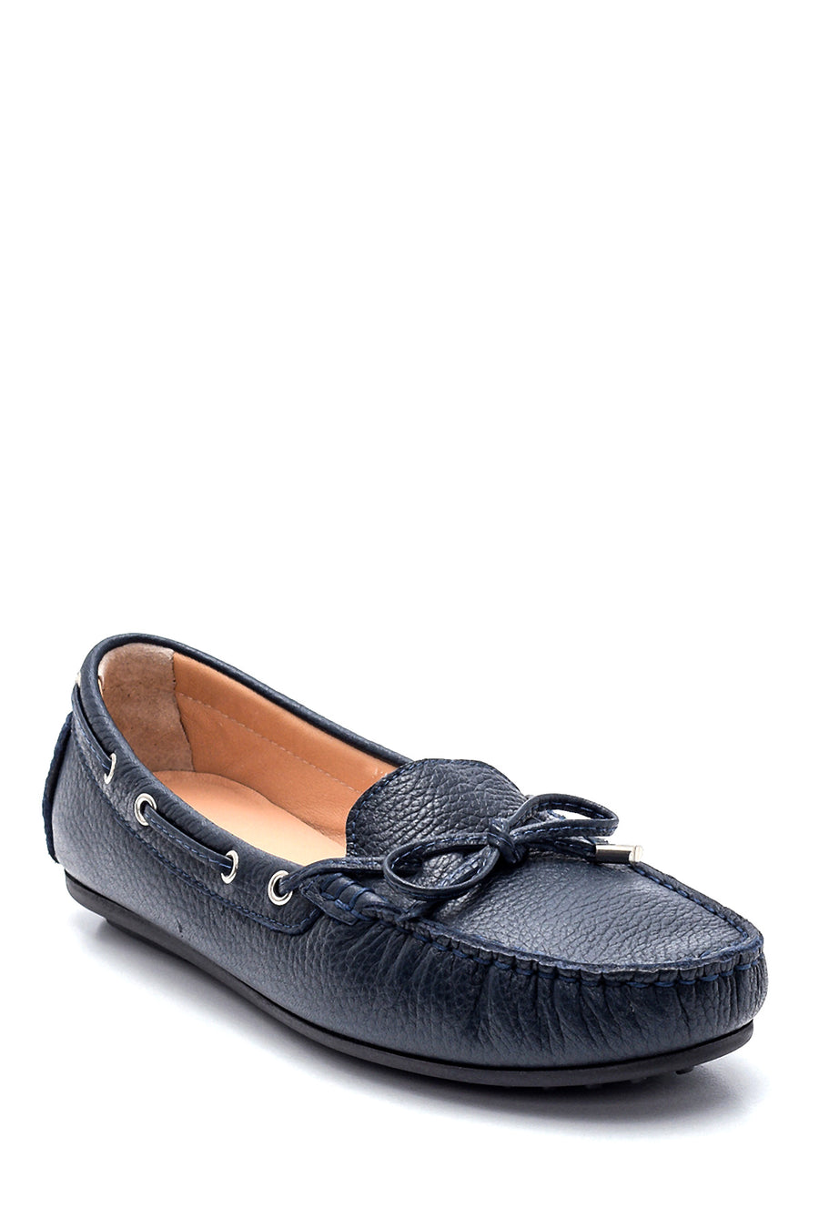Kadın Deri Fiyonklu Loafer