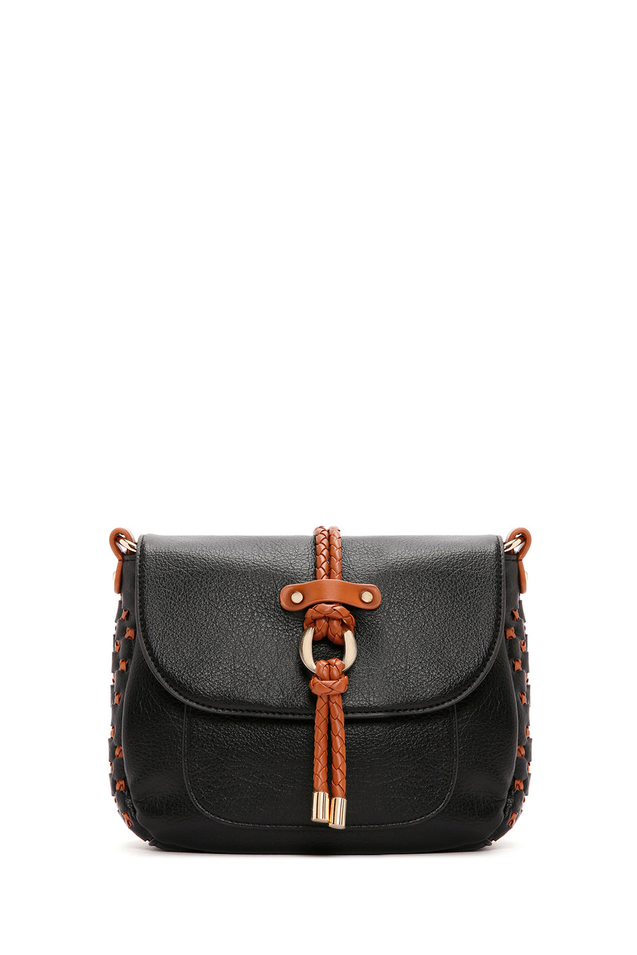 Women's Black Long Strap Crossbody Bag