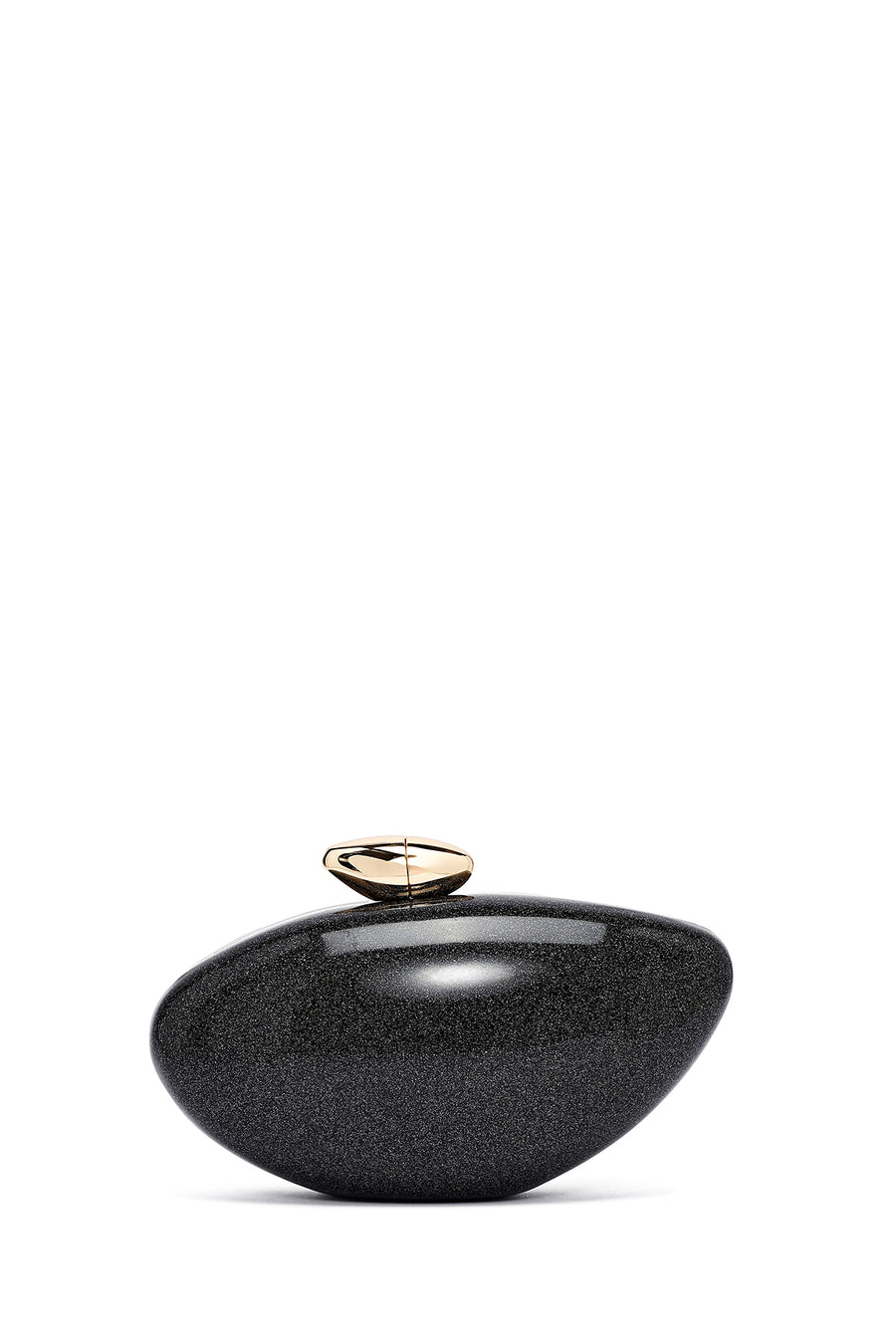 Women's Black Long Chain Strap Mini Evening Box Bag