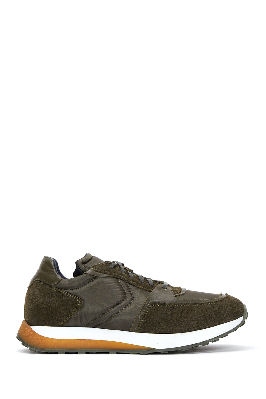 Erkek Deri Süet Detaylı Sneaker 22WFD643014 | Derimod