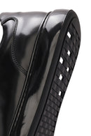 Men's Black Lace-up Leather Sneaker | Derimod