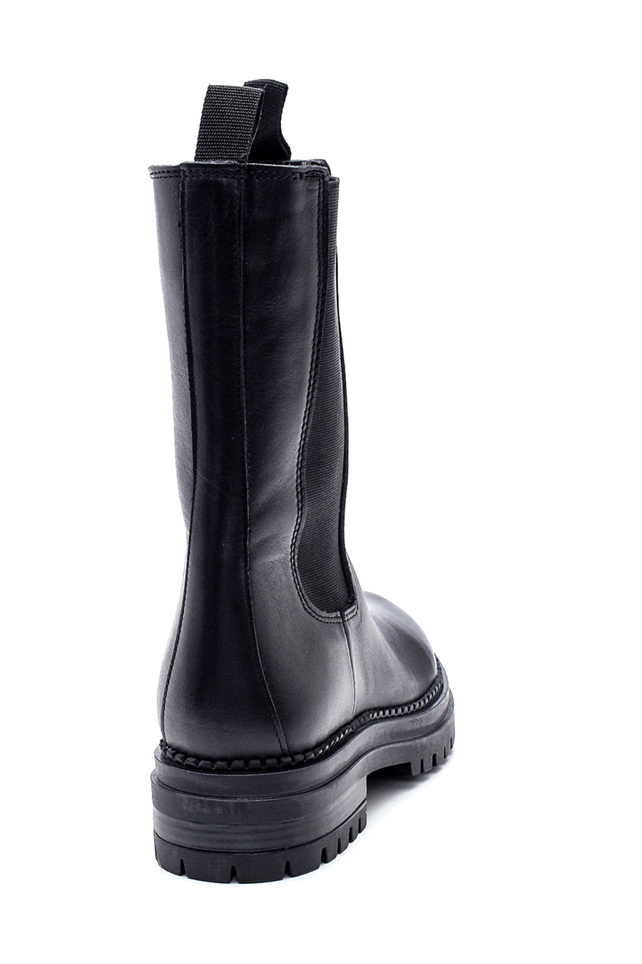Women's Leather Long Chelsea Boots