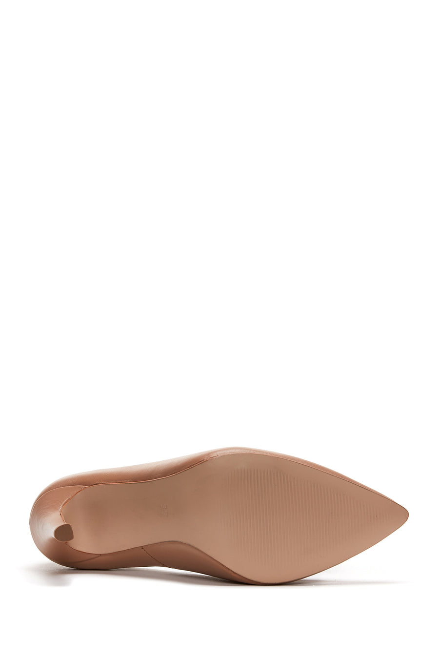 Kadın Pembe Deri Stiletto