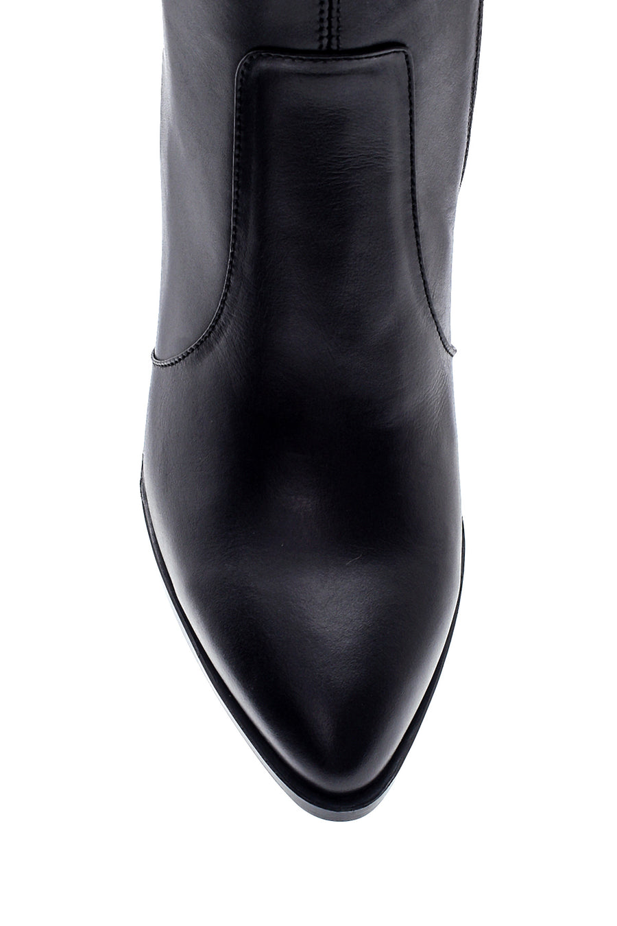Women's Leather Heeled Boots