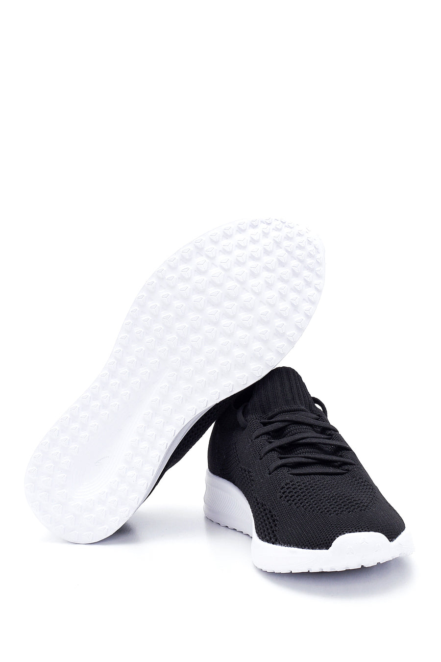 Women's Black Fabric Sneaker