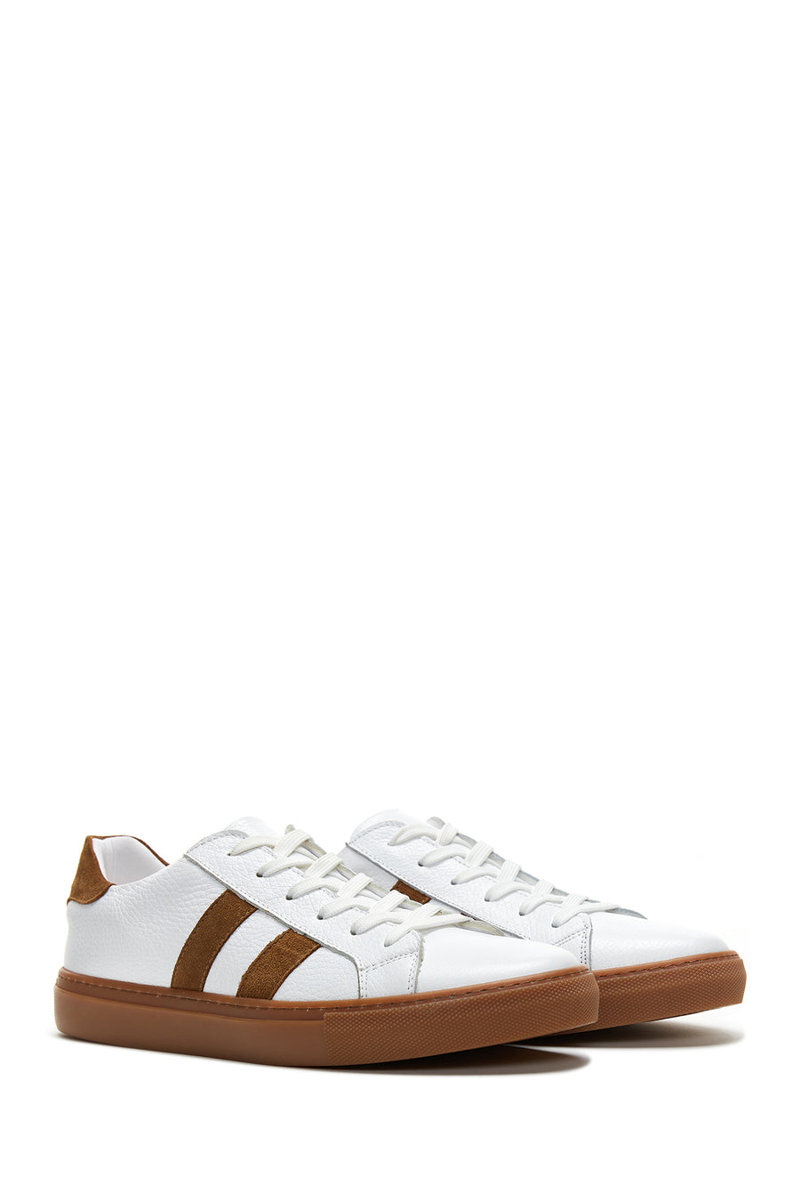 Men's White Leather Sneaker