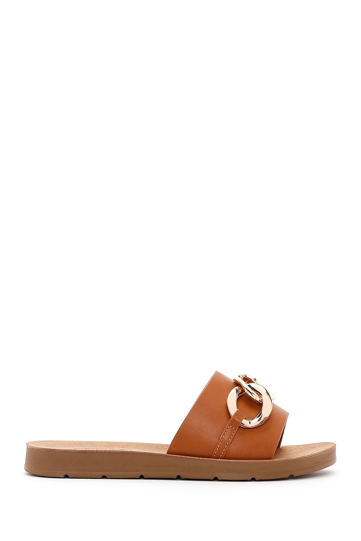 Women's Tan Accessory Slippers 26SFE460418 | Derimod