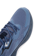 Derimod Zero Men's Blue Lace-Up Thick Sole Fabric Sneaker | Derimod