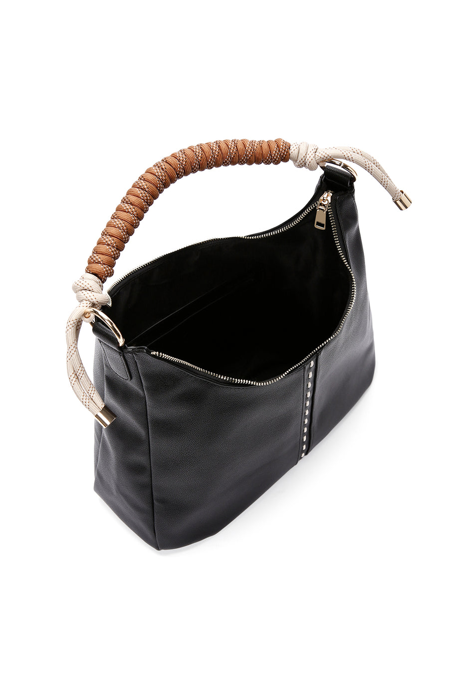 Women's Black Long Strap Shoulder Bag