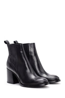Women's Heeled Leather Boots | Derimod