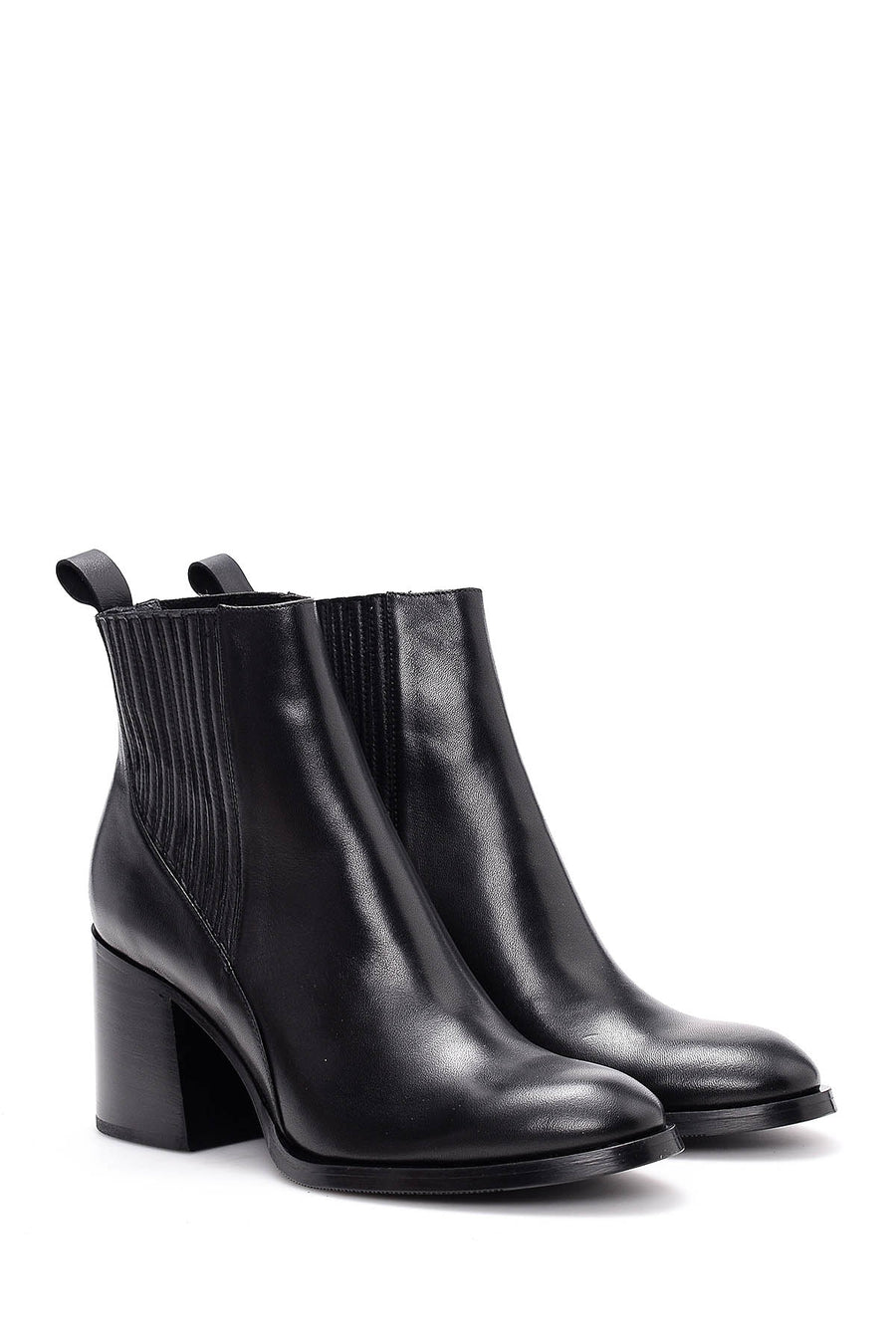 Women's Heeled Leather Boots