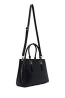 Woman Black Classic Shoulder Bag with Long Strap | Derimod