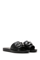 Women's Black Accessory Slippers | Derimod