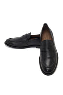 Derimod Black Erkek Siyah Deri Klasik Loafer | Derimod