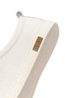 Men's White Leather Sneaker | Derimod