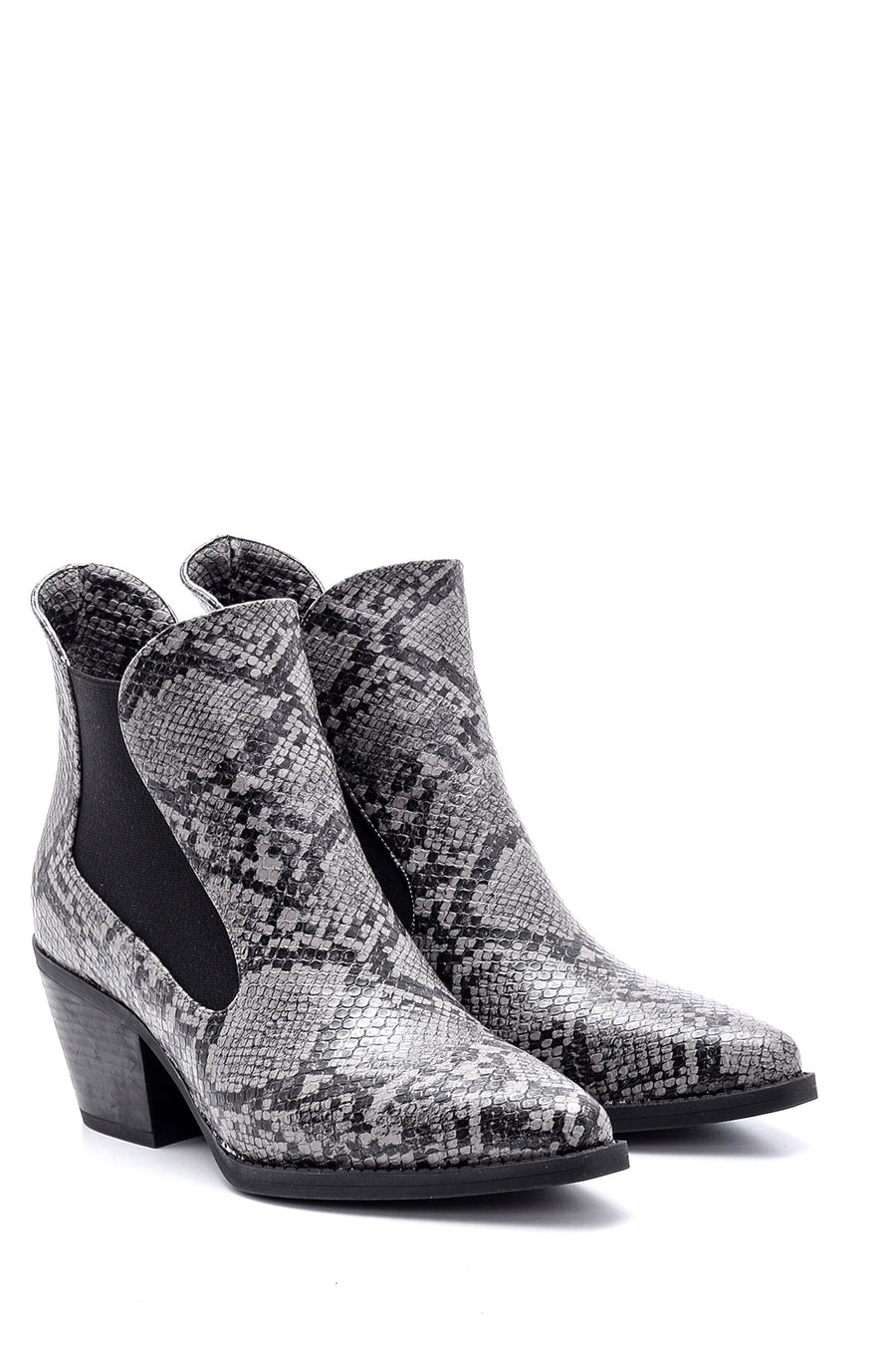 Women's Snakeskin Detailed Boots