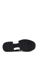 Kadın Siyah Bağcıklı Dolgu Topuklu Sneaker | Derimod