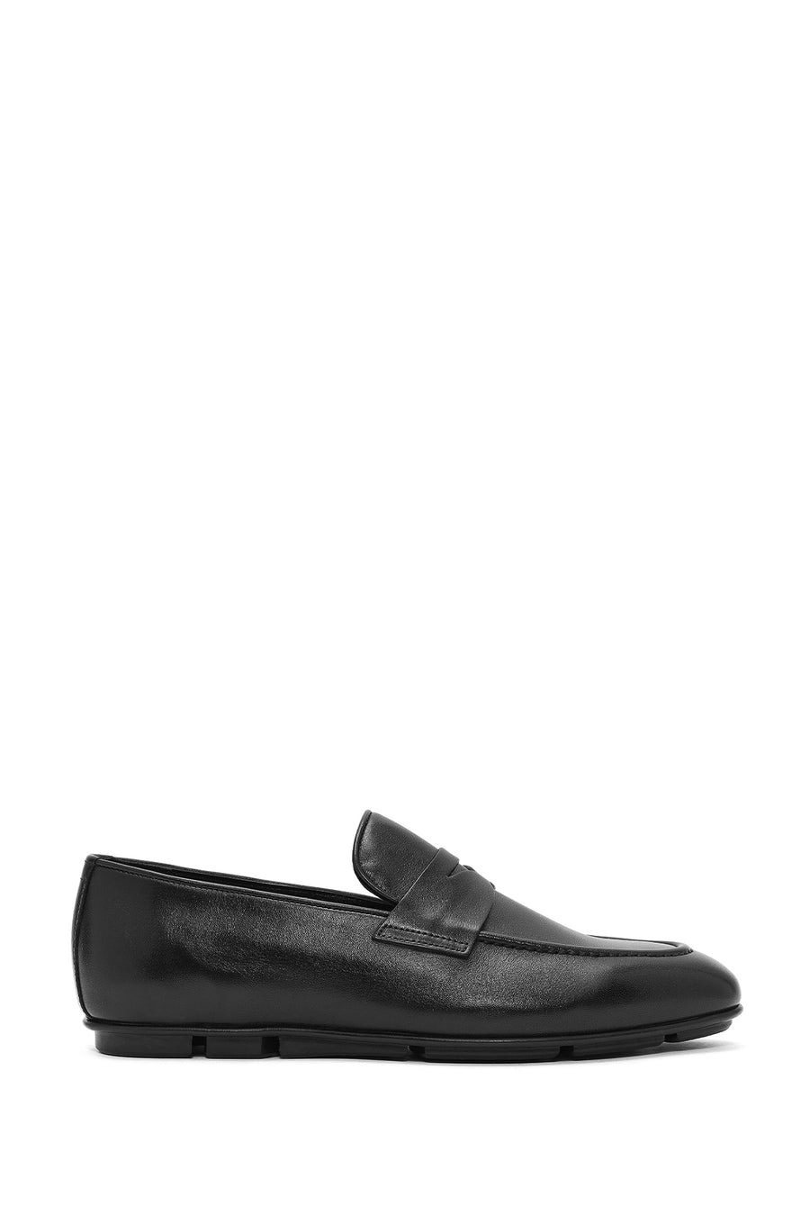 
Men's Black Leather Loafer
 25SFD621018 | Derimod
