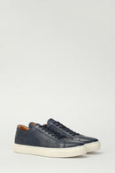 Camouflage Pattern Men's Leather Sneaker | Derimod