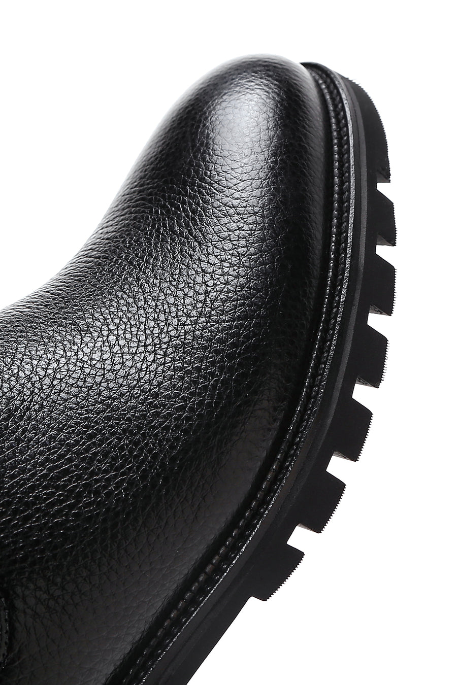 Men's Leather Buckle Boots