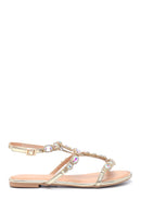 Women's Casual Stone Detailed Sandals | Derimod